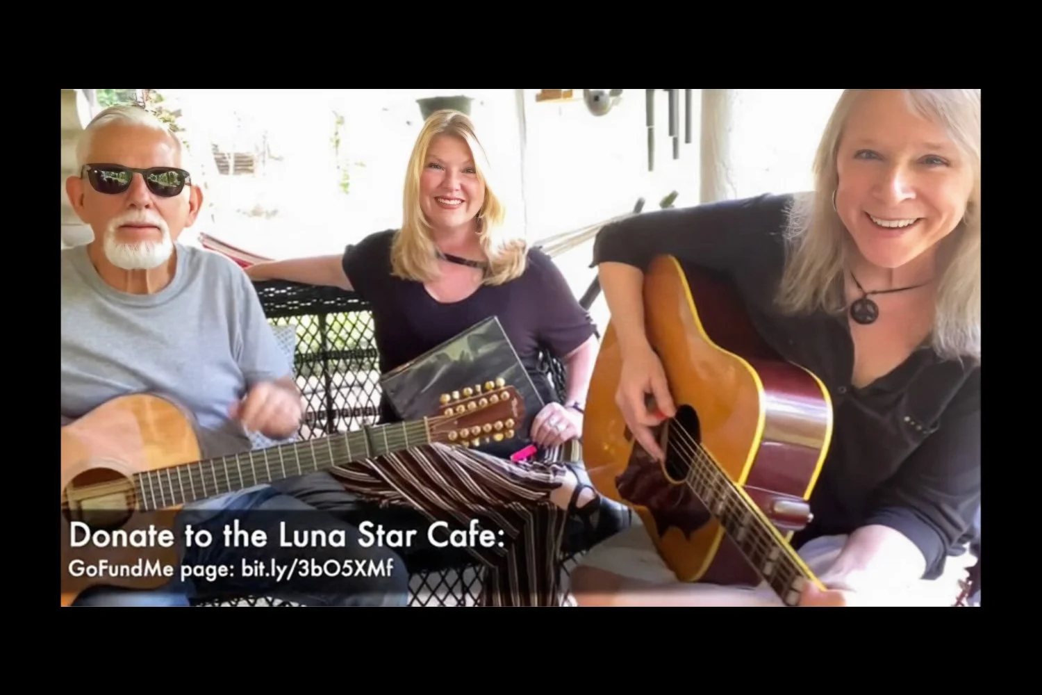 VIDEO: Porch Songs &amp; fundraising to support the Luna Star Cafe