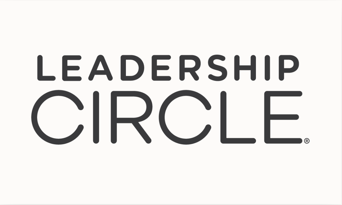 Logo for Leadership Circle with black text on a white background.