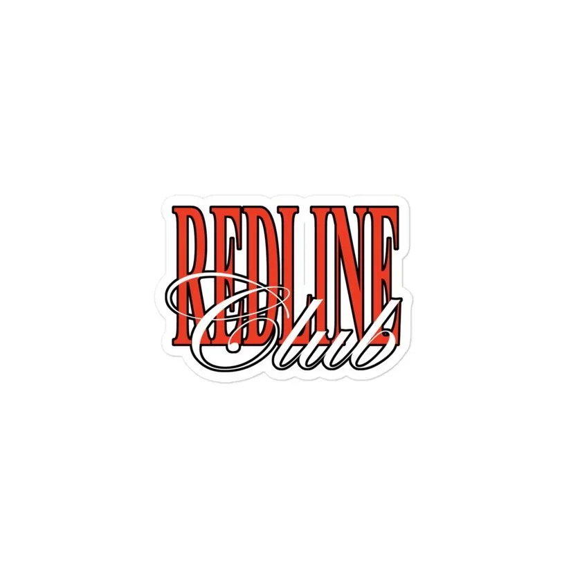 Redline Club Bubble-free stickers