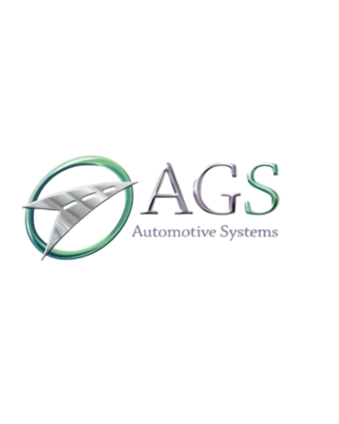 Logo for AGS Auto Accessory Studio featuring a metallic circle with an arrow and the text 'AGS Auto Accessory Studio'.