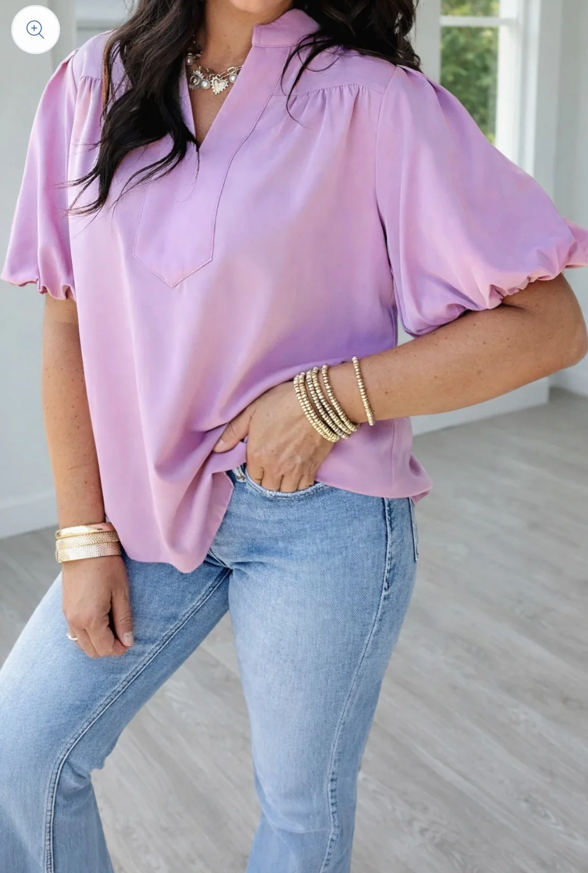 Purple Summer Blouse