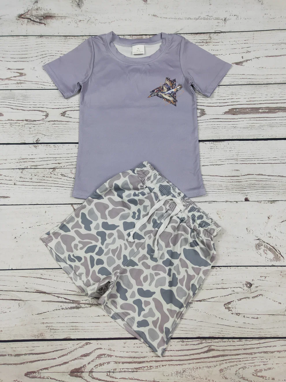Grey Camo/Duck Toddler Set