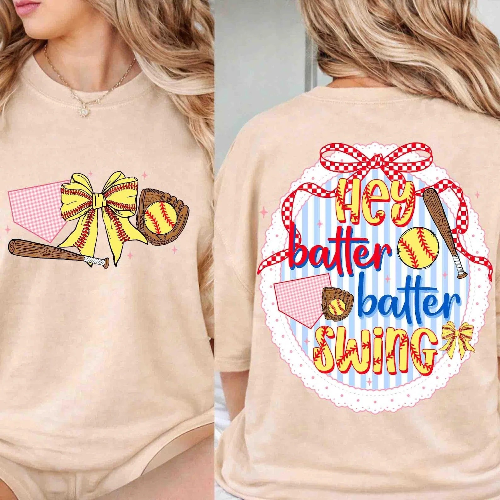 'Hey Batter Batter Swing' Graphic Tee