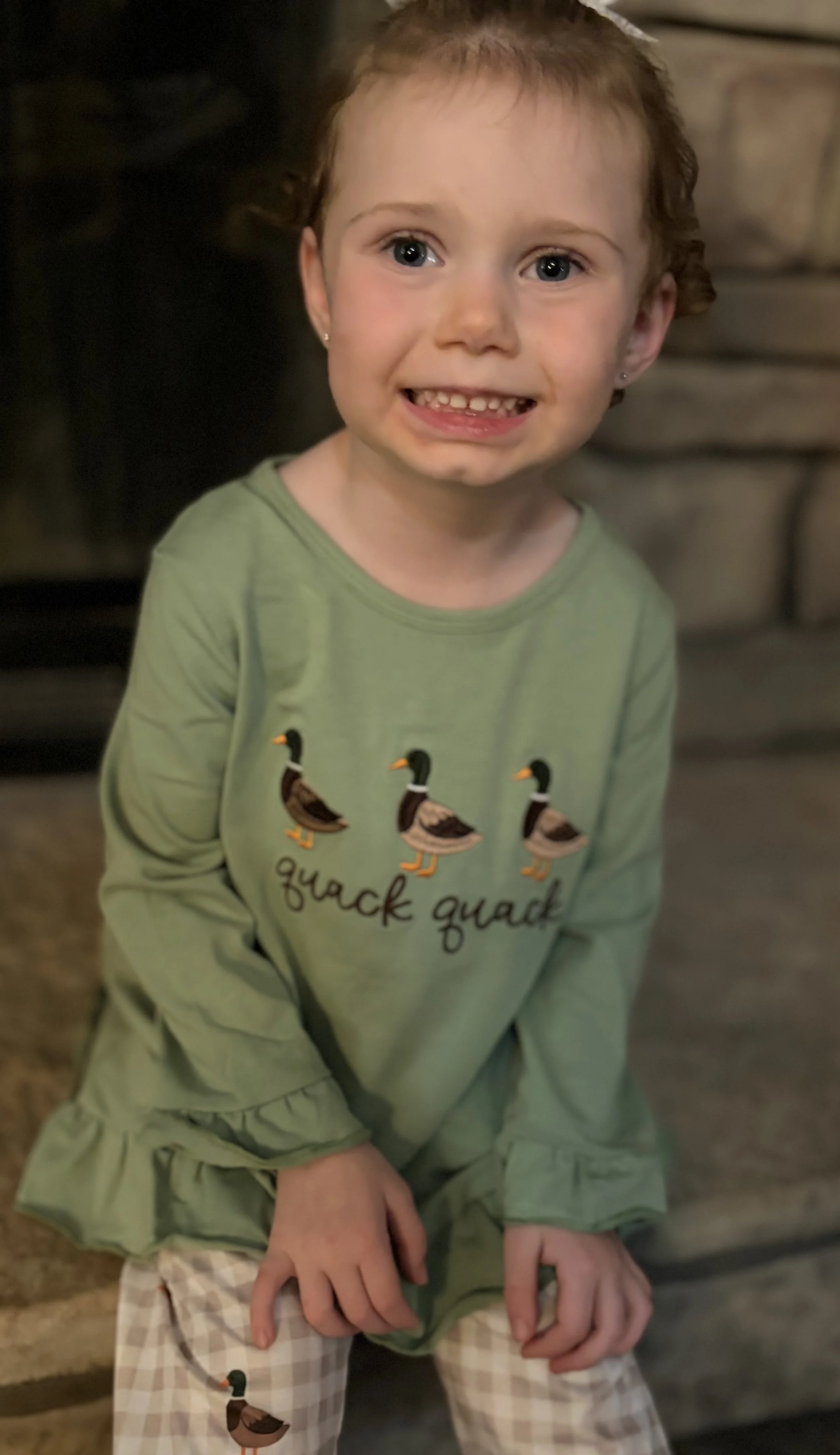Quack Quack Embroidered Ruffle set
