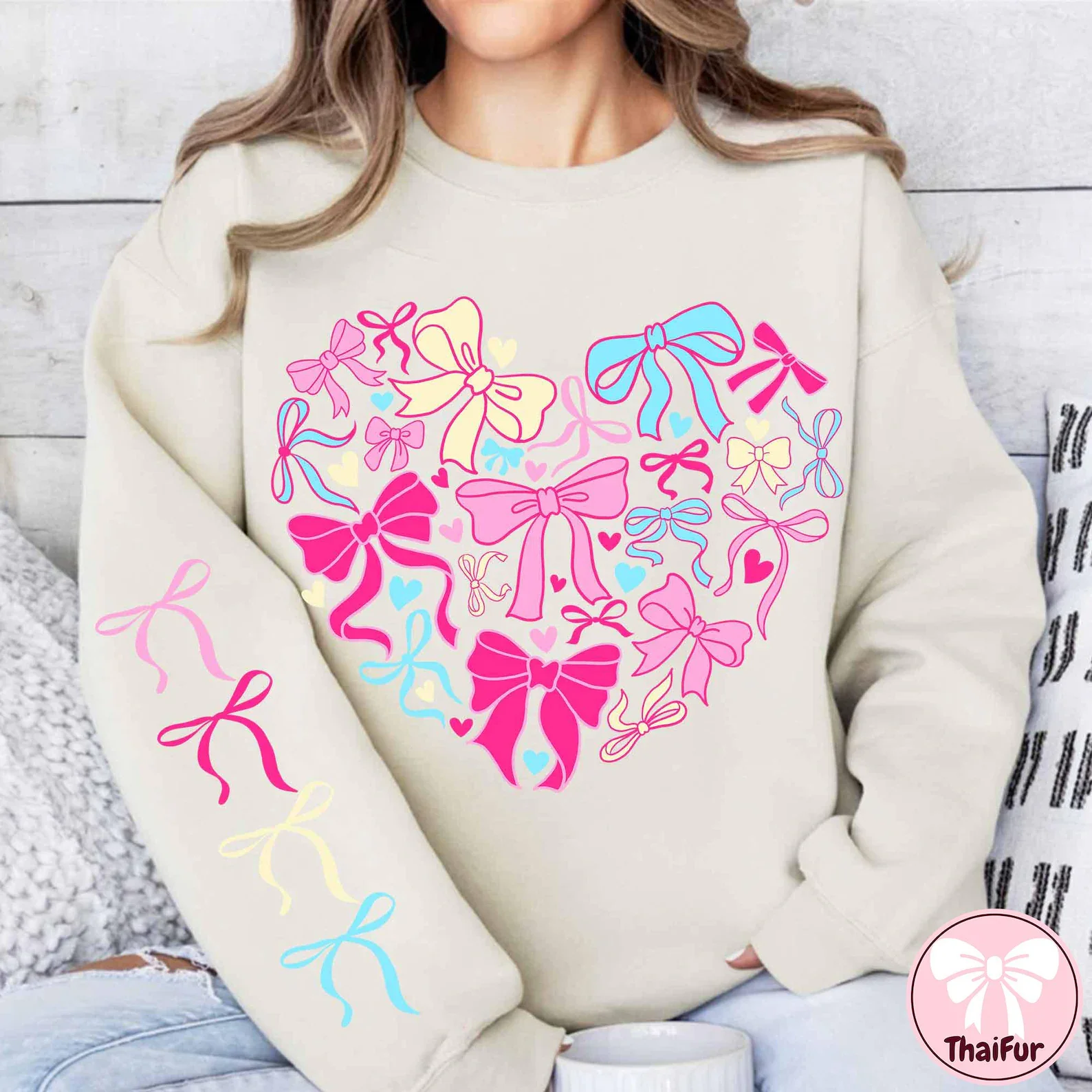 Bow Heart w/ bow sleeve