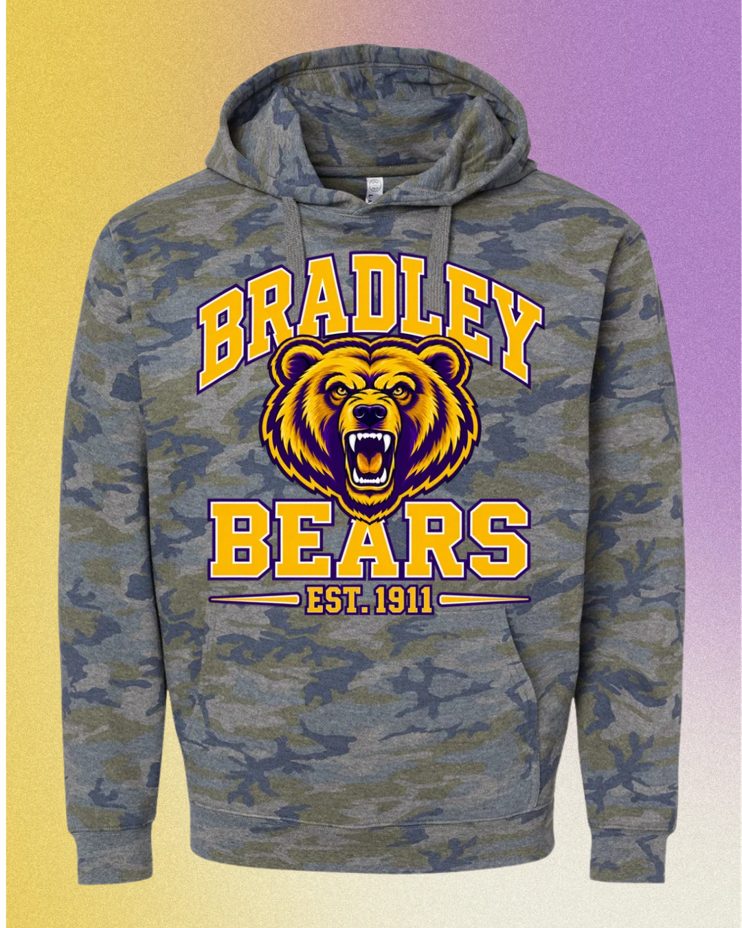 Bears Vintage Camo Hoodie