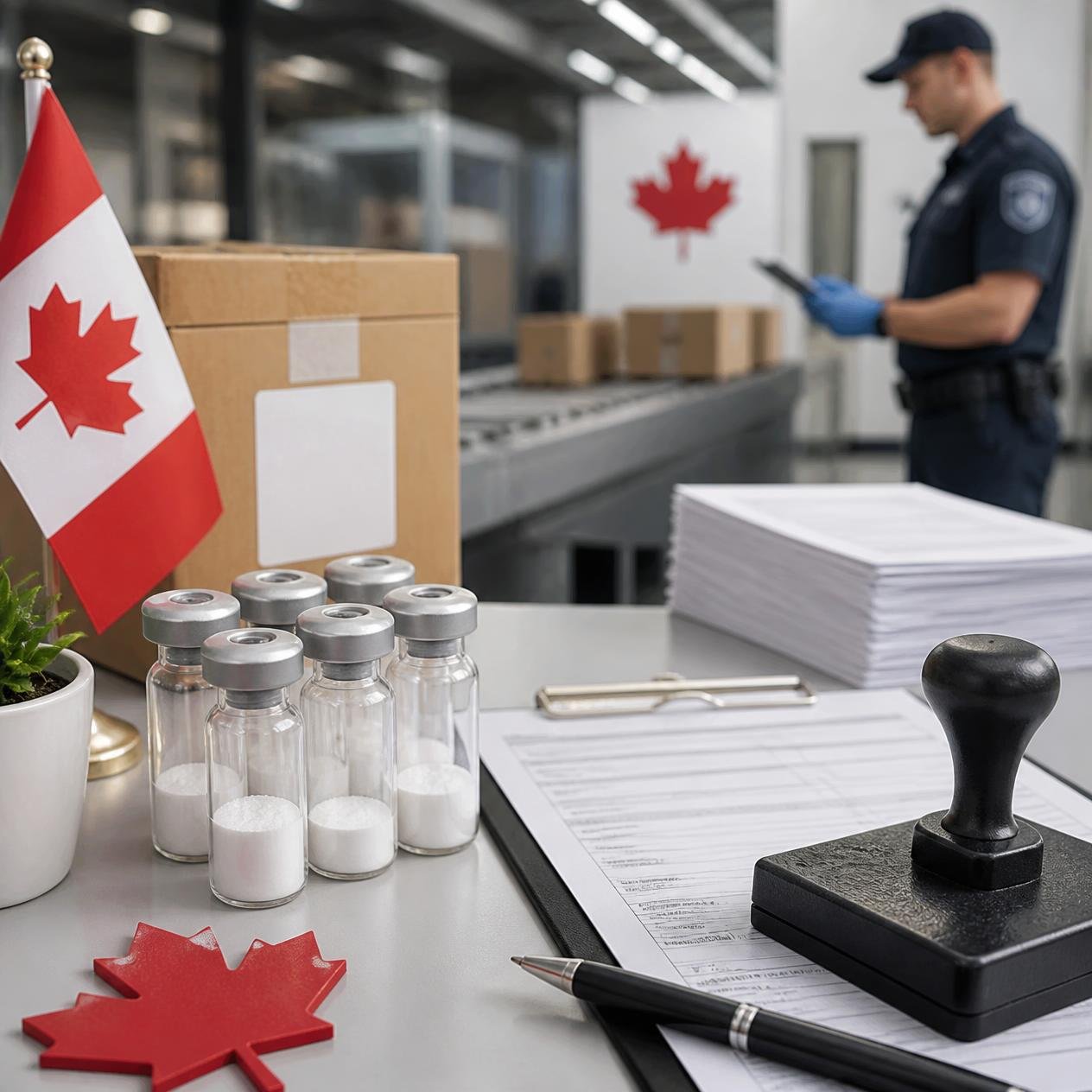 Are Peptides Legal to Buy and Use in Canada?  Customs clearance process explained. 