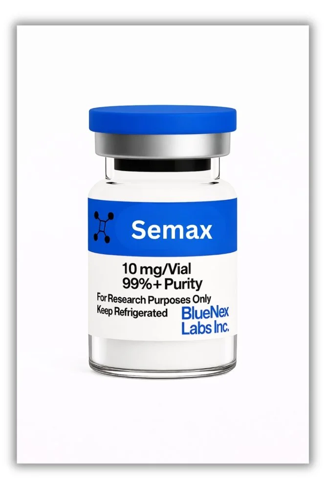 Semax 10mg peptide vial lyophilized powder BlueNexLabs