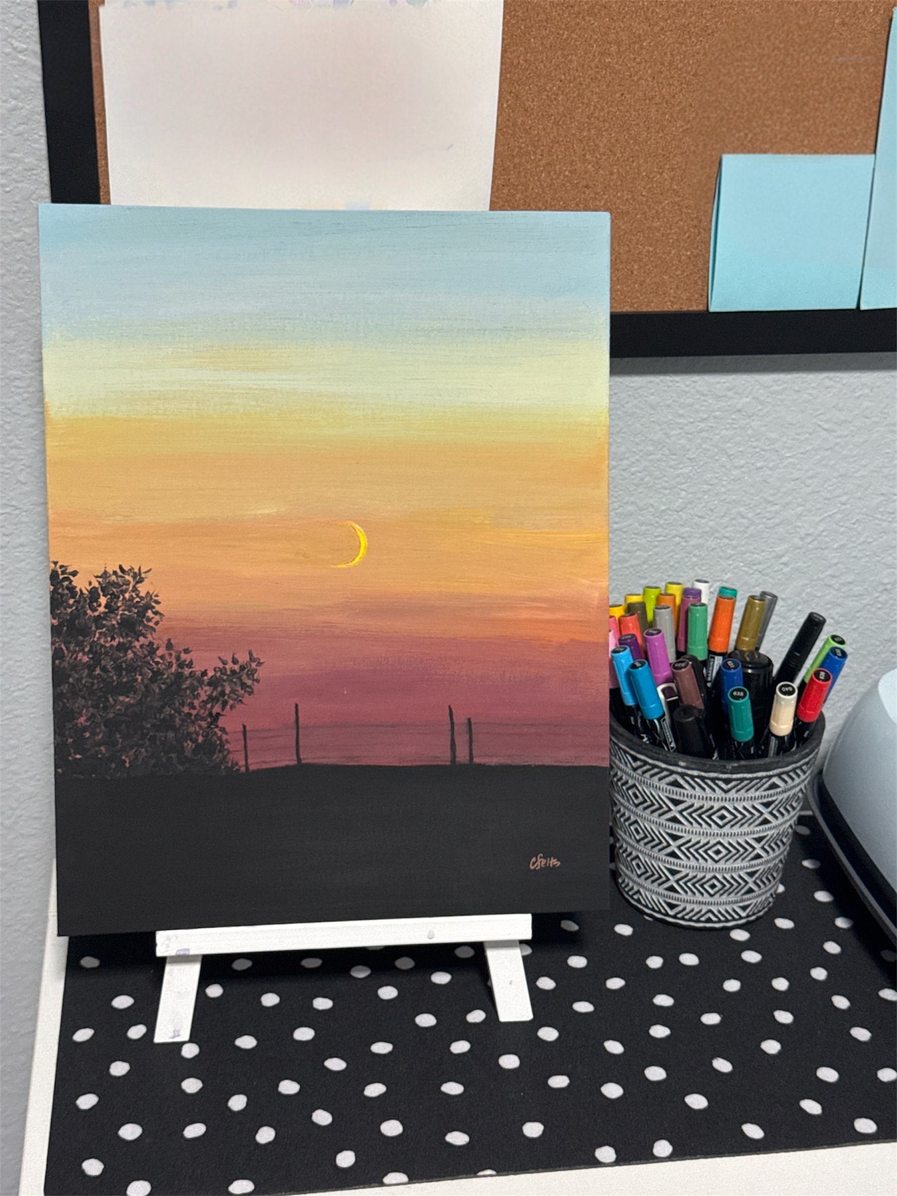 Fence Line - Original Painting