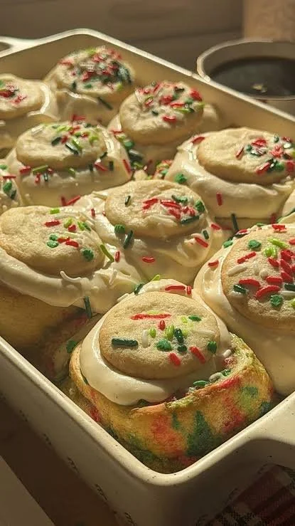 4pk Jumbo Sugar Cookie Cinnamon Roll