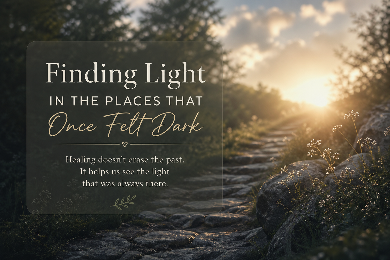 Finding Light in the Places That Once Felt Dark