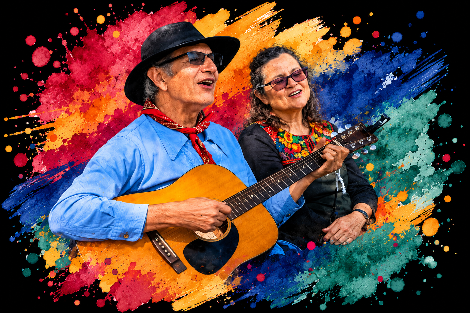Living Cultures: A Bilingual Residency with Bob and Denise Gomez
