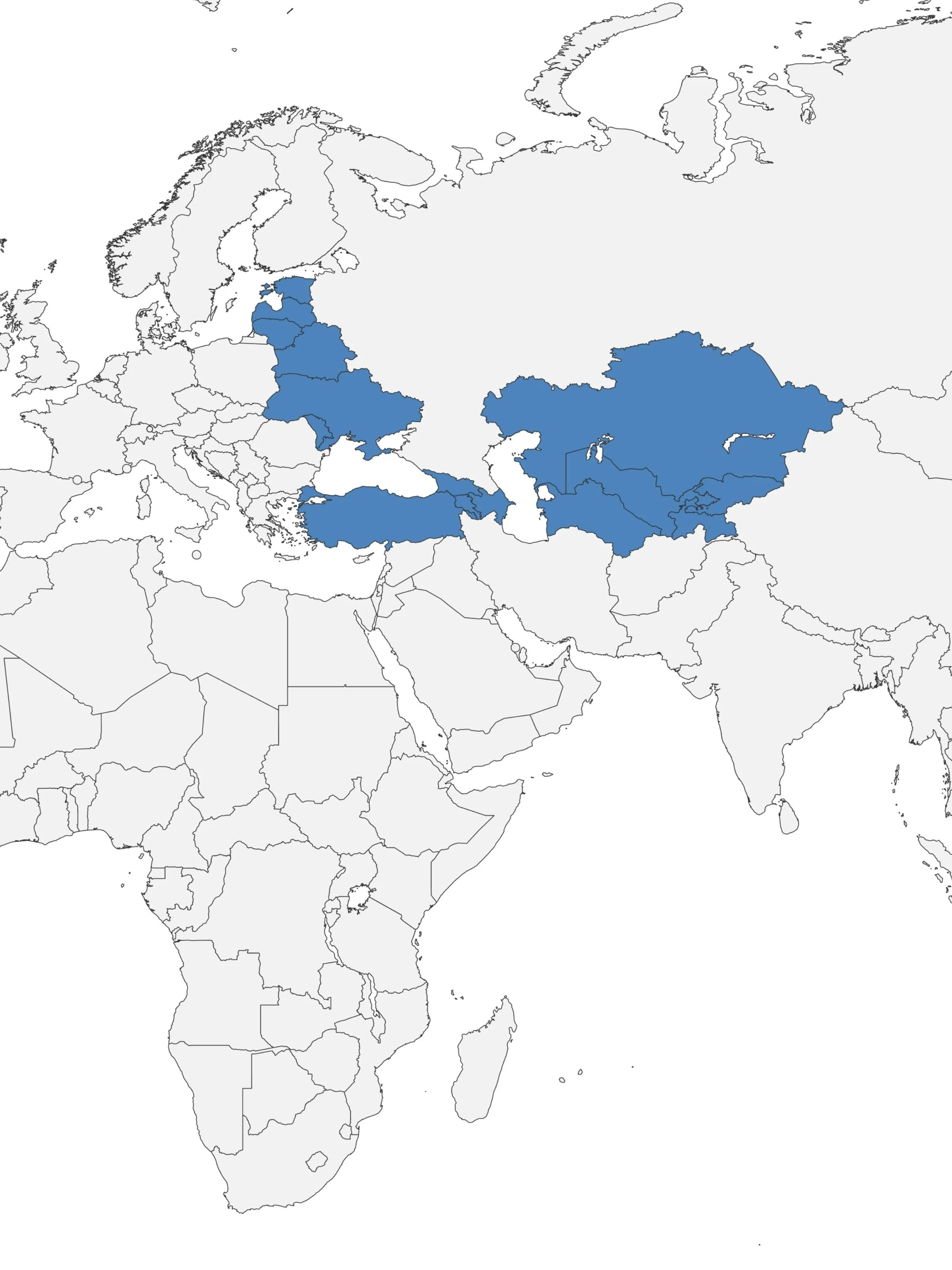 Map highlighting countries in Europe and Asia, including Greece, North Macedonia, Turkey, Georgia, Armenia, and Russia.