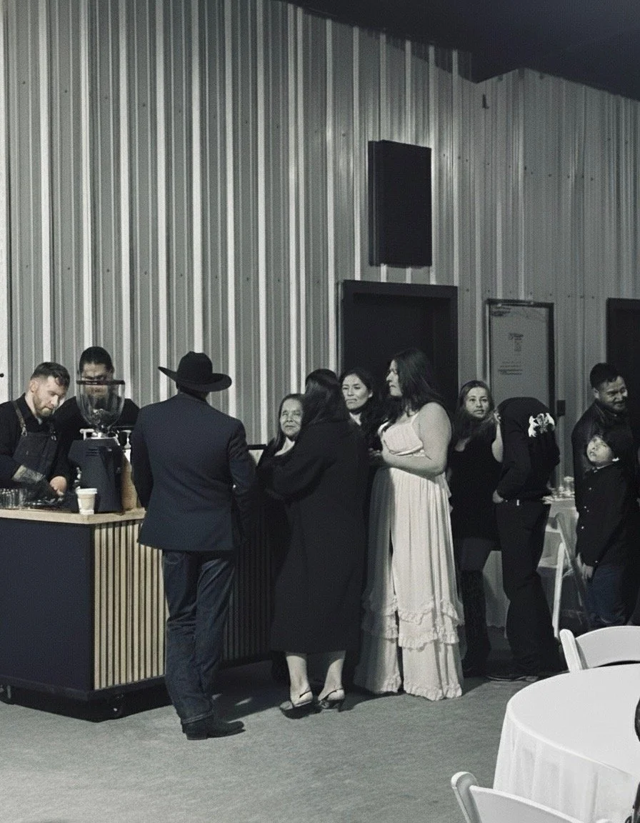 Coffee cart catering in Dallas Fort Worth (DFW) with professional baristas