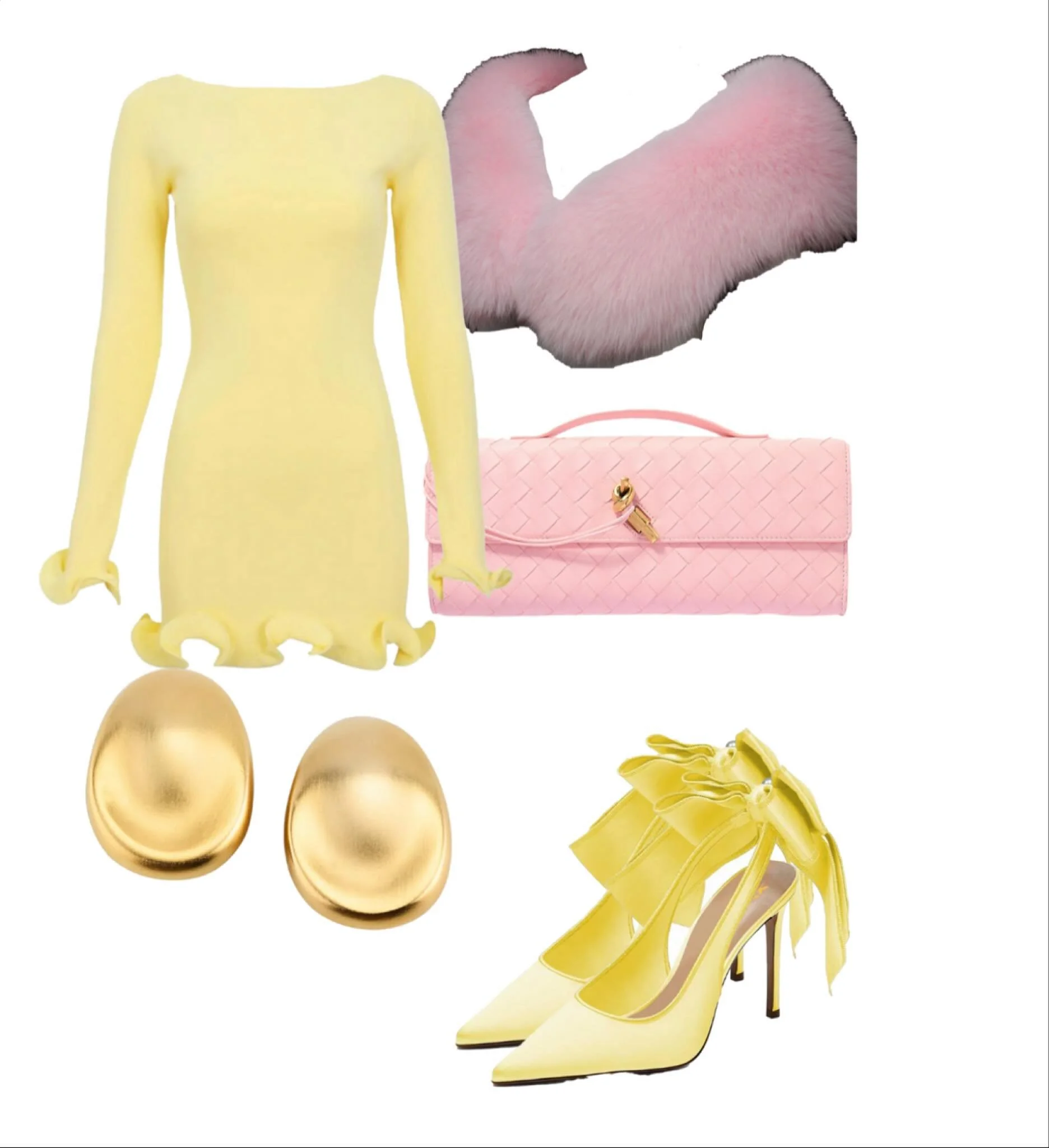 This look was inspired by NYFW. I loved pairing the yellow and pink tones together. Booking information is linked in my bio. 🛒🛍️