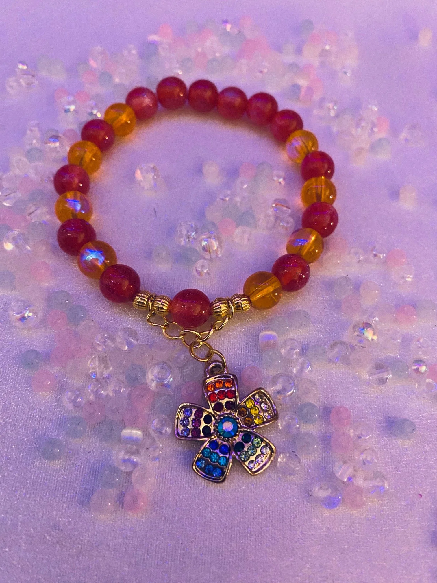 Glass Bead Bracelet