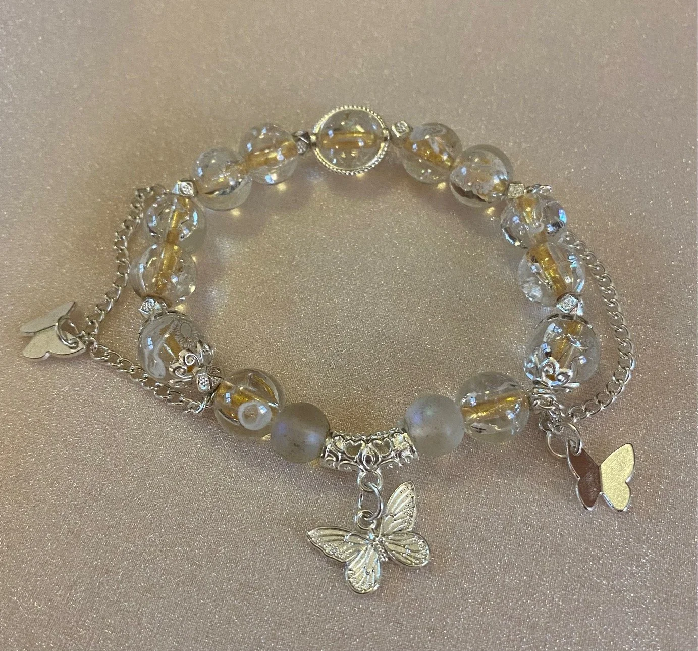Glass Bead Bracelet