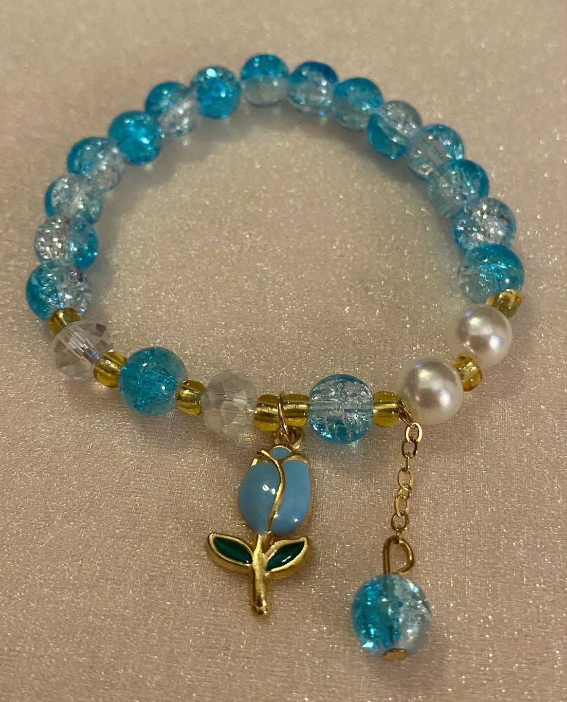 Glass Bead Bracelet