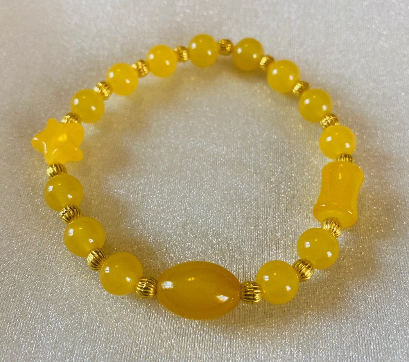 Glass Bead Bracelet