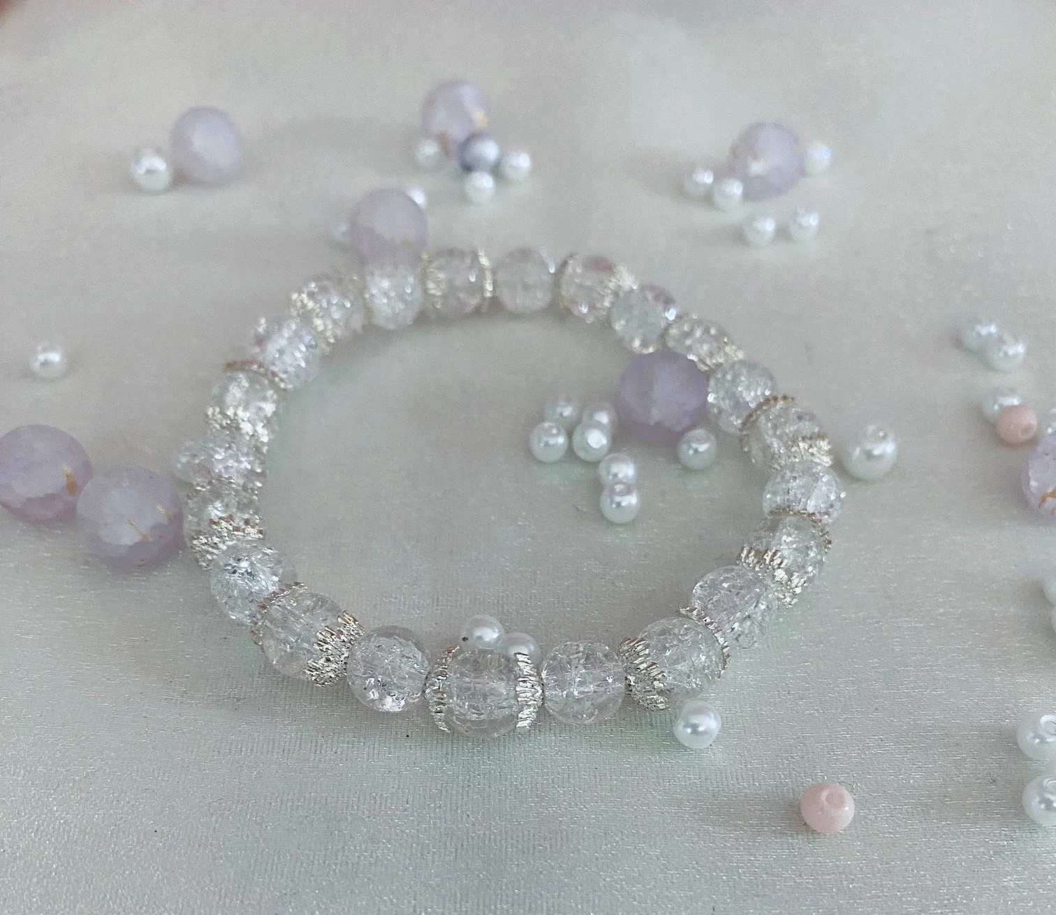 Glass Bead Bracelet