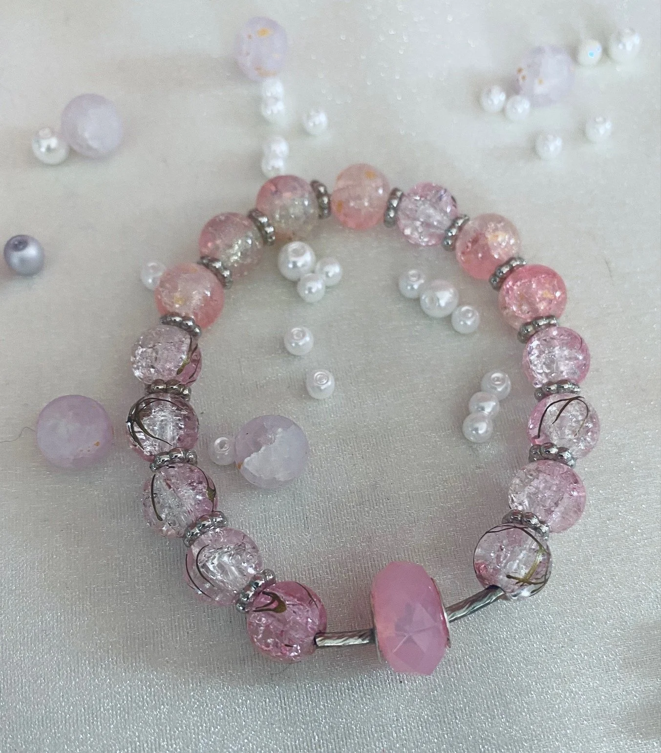 Glass Bead Bracelet