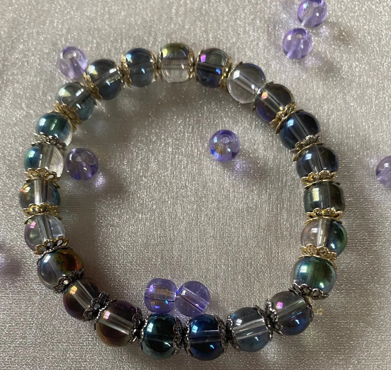 Glass Bead Bracelet