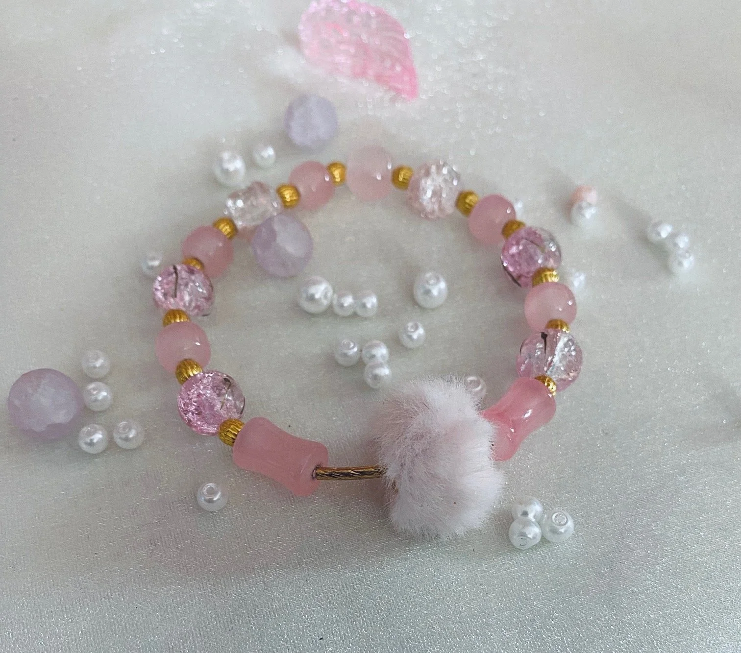 Glass Bead Bracelet