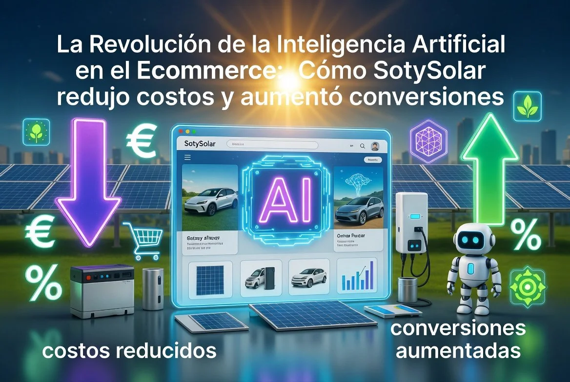 La Revolución de la Inteligencia Artificial en el Ecommerce: Cómo SotySolar redujo costos y aumentó conversiones