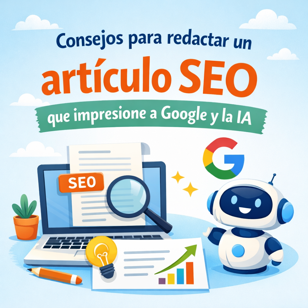 Consejos para redactar un artículo SEO que impresione a Google y la IA