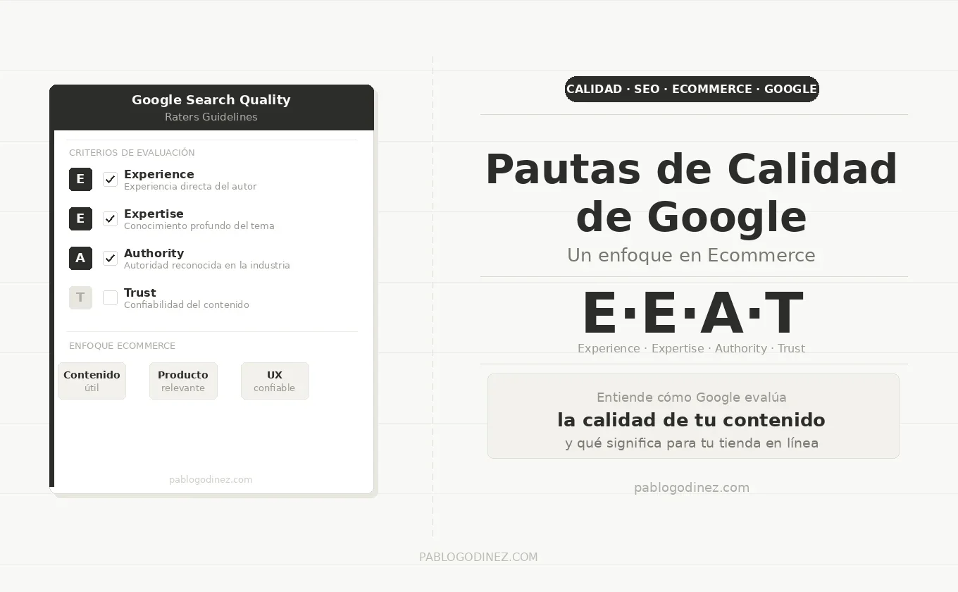 La Importancia de las Pautas de Evaluación de Calidad de Google: Un Enfoque en Ecommerce