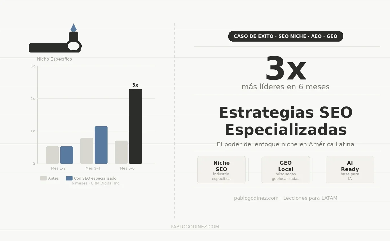 Estrategias SEO Especializadas: El Caso de la Empresa de Plomería que Triplicó sus Líderes en Línea