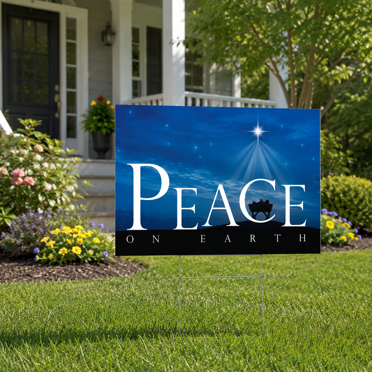 Peace on Earth Yard Sign