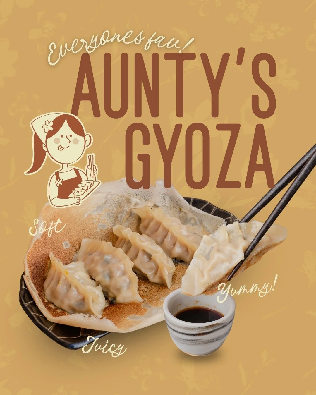 A little crowd favourite at Aunty Katie&rsquo;s 💛🥟 Fun fact, this has been our most popular entr&eacute;e the past couple of weeks, and it&rsquo;s easy to see why.⁠
Come by and give it a try for yourself.⁠
⁠
Bookings &amp; takeaways, www.auntykatie