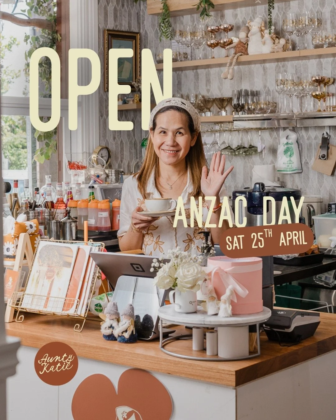 Open as usual this Anzac Day, 25th April. A warm meal, a friendly smile, we&rsquo;d love to see you 🤎⁠
⁠
For bookings, head to link in bio.