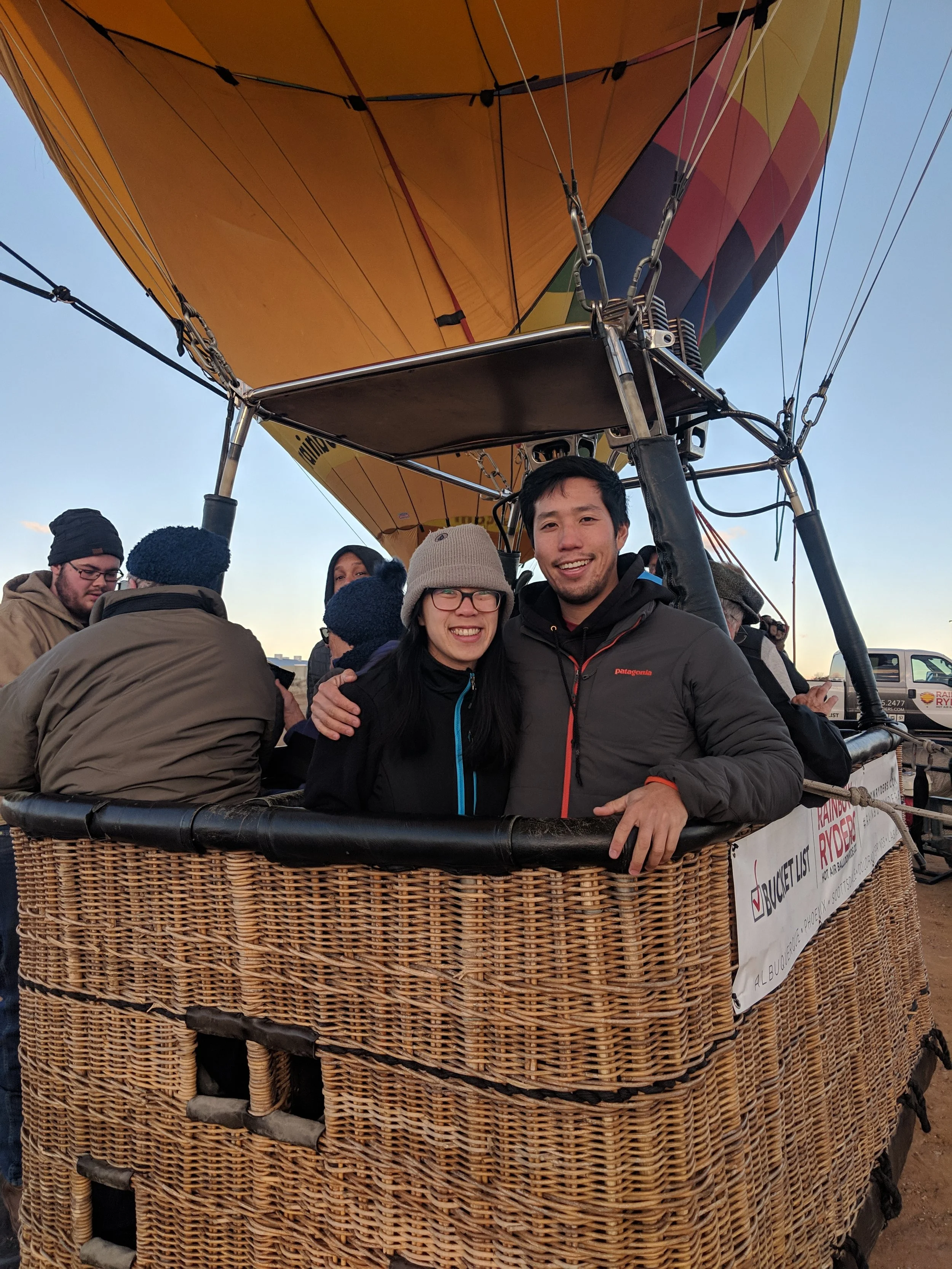 Hot air balloon in New Mexico!