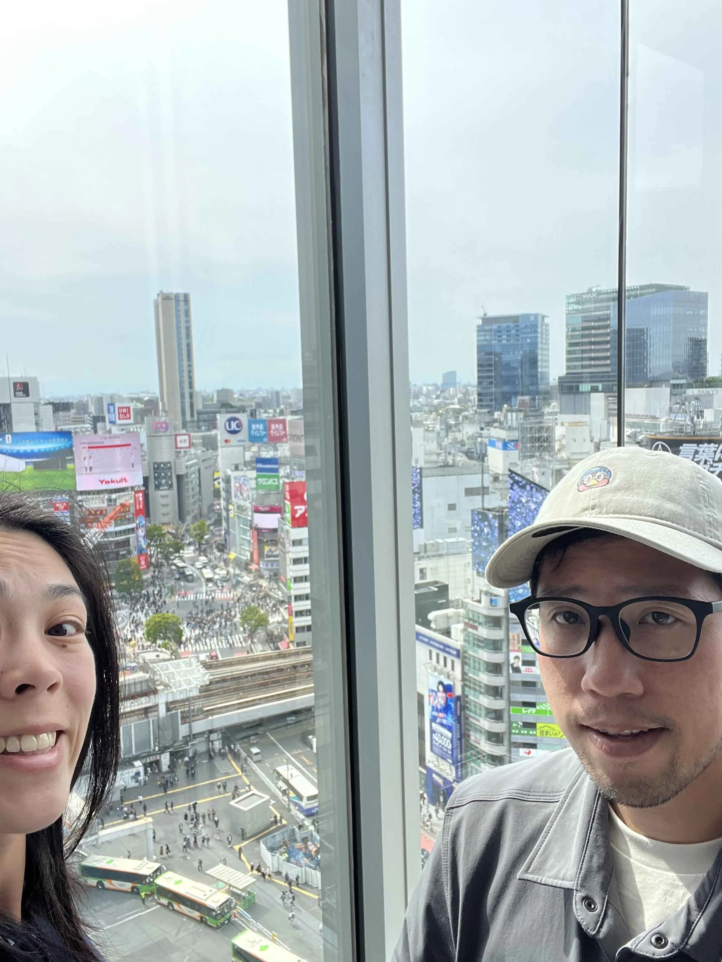 saw shibuya crossing from above
