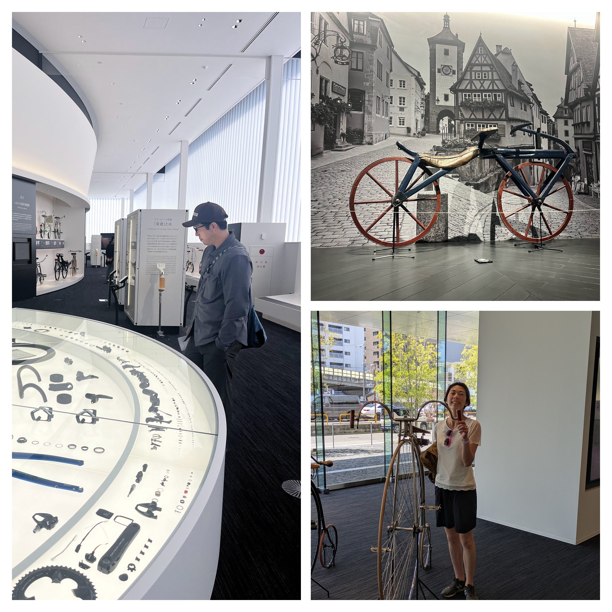 before exploring the shimano bike museum