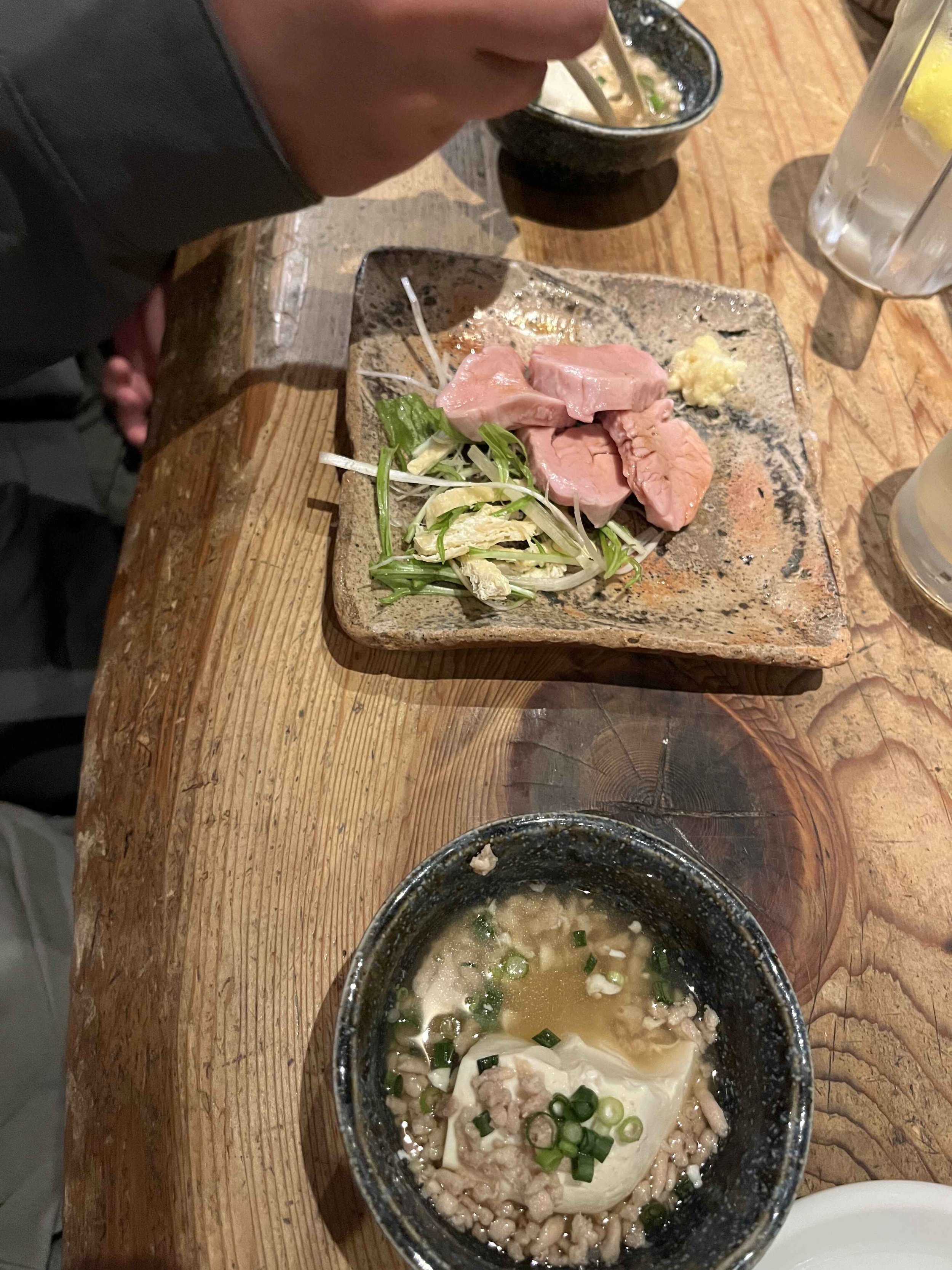 Dinner was yakiton...
