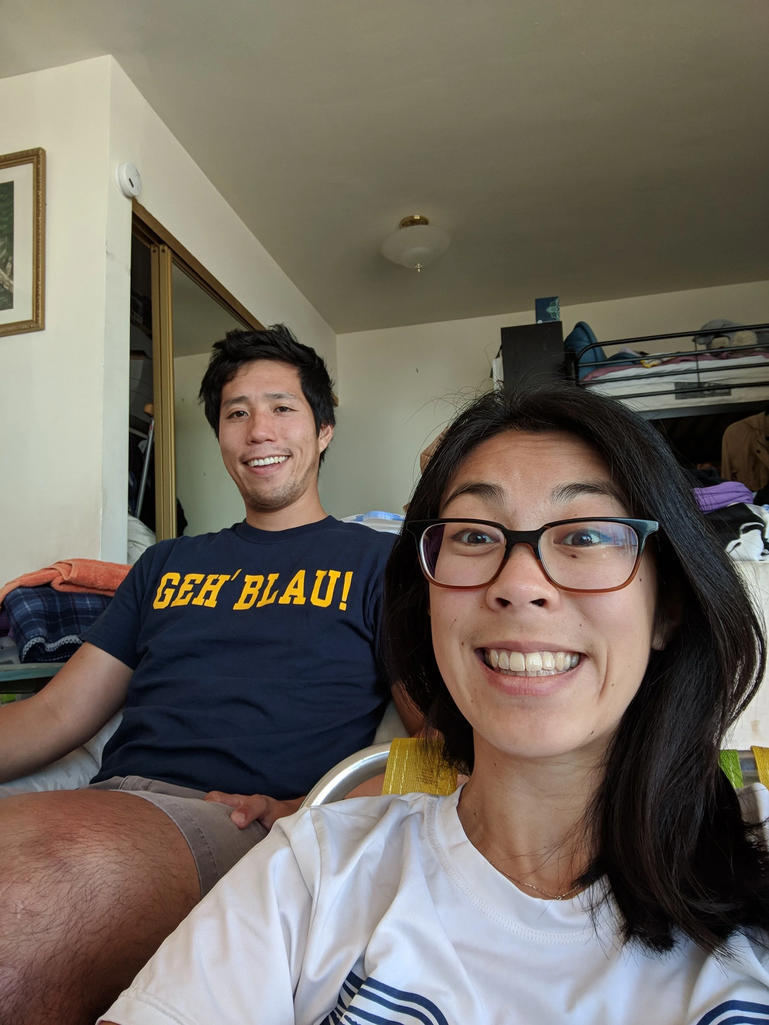 Amy and Xavier circa 2018