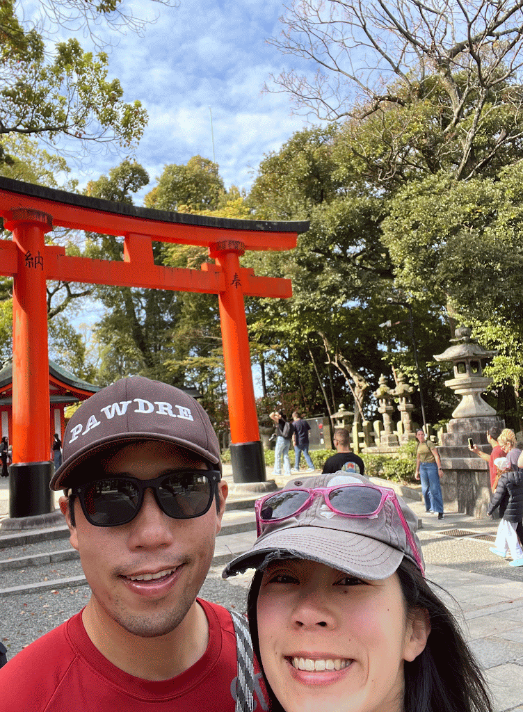Can you find us amonst the torii gates?