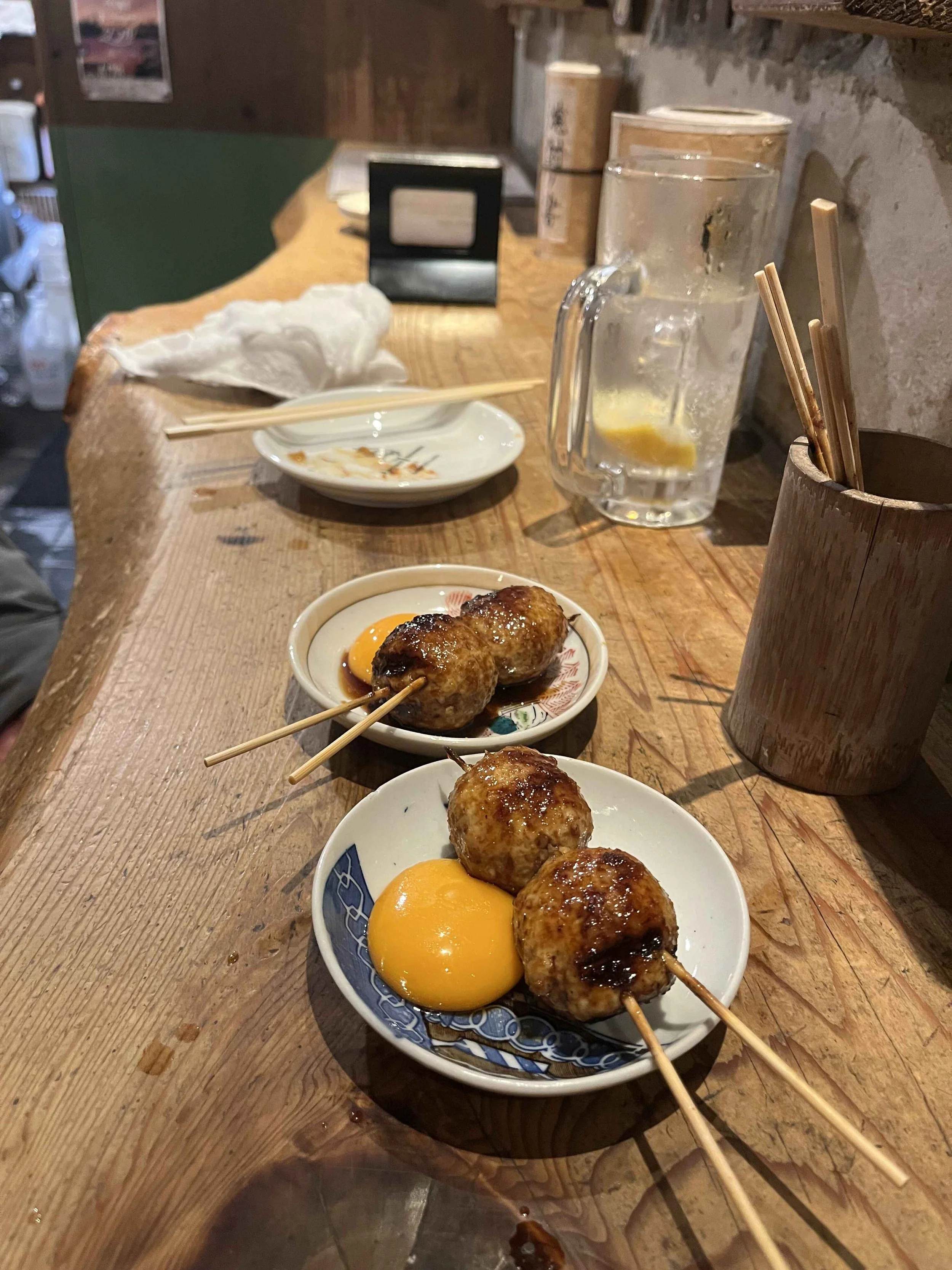 ...which is PORK skewers