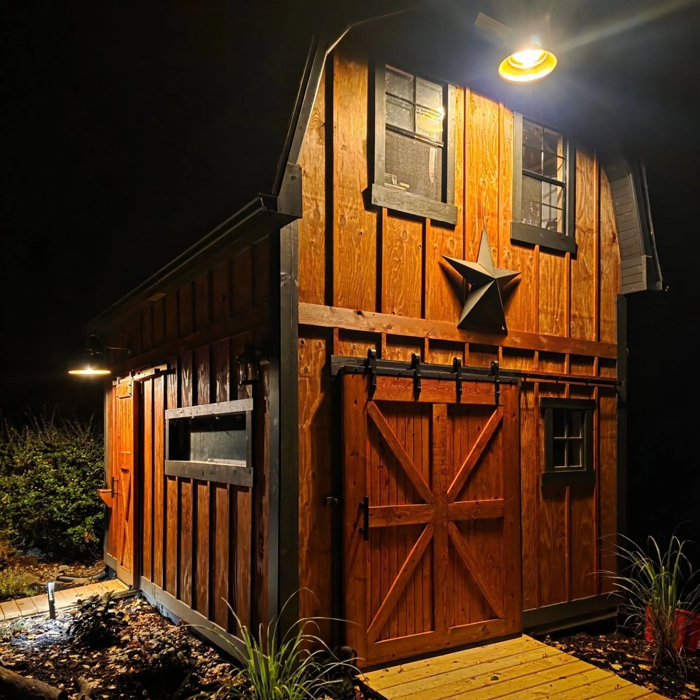 Framed it. Wired it. Trimmed it. Built it &mdash; the same way we build everything under the Buck2Ninety name.

Whether it&rsquo;s a shed, a sign, or a custom lamp, every job starts with the same mindset: measure twice, build once, and make it last.
