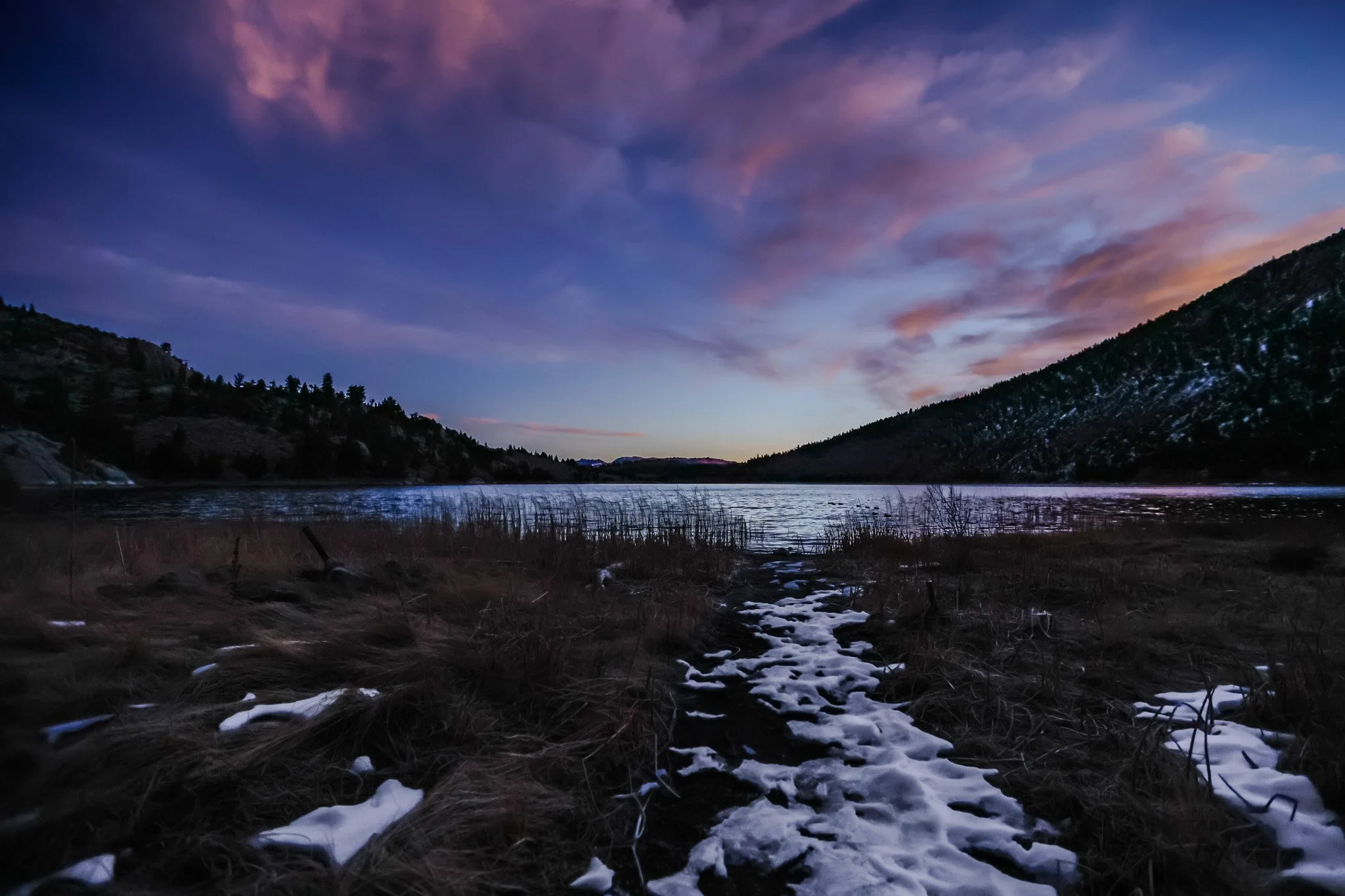 Dusk at June Lake
