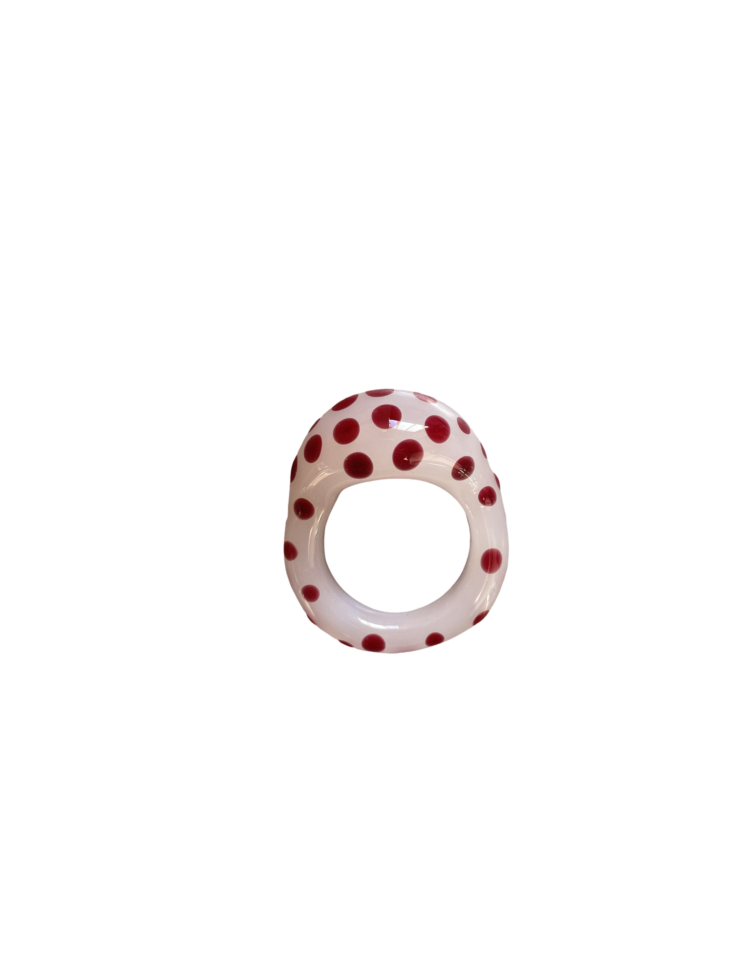 Red Polka Dot Ring