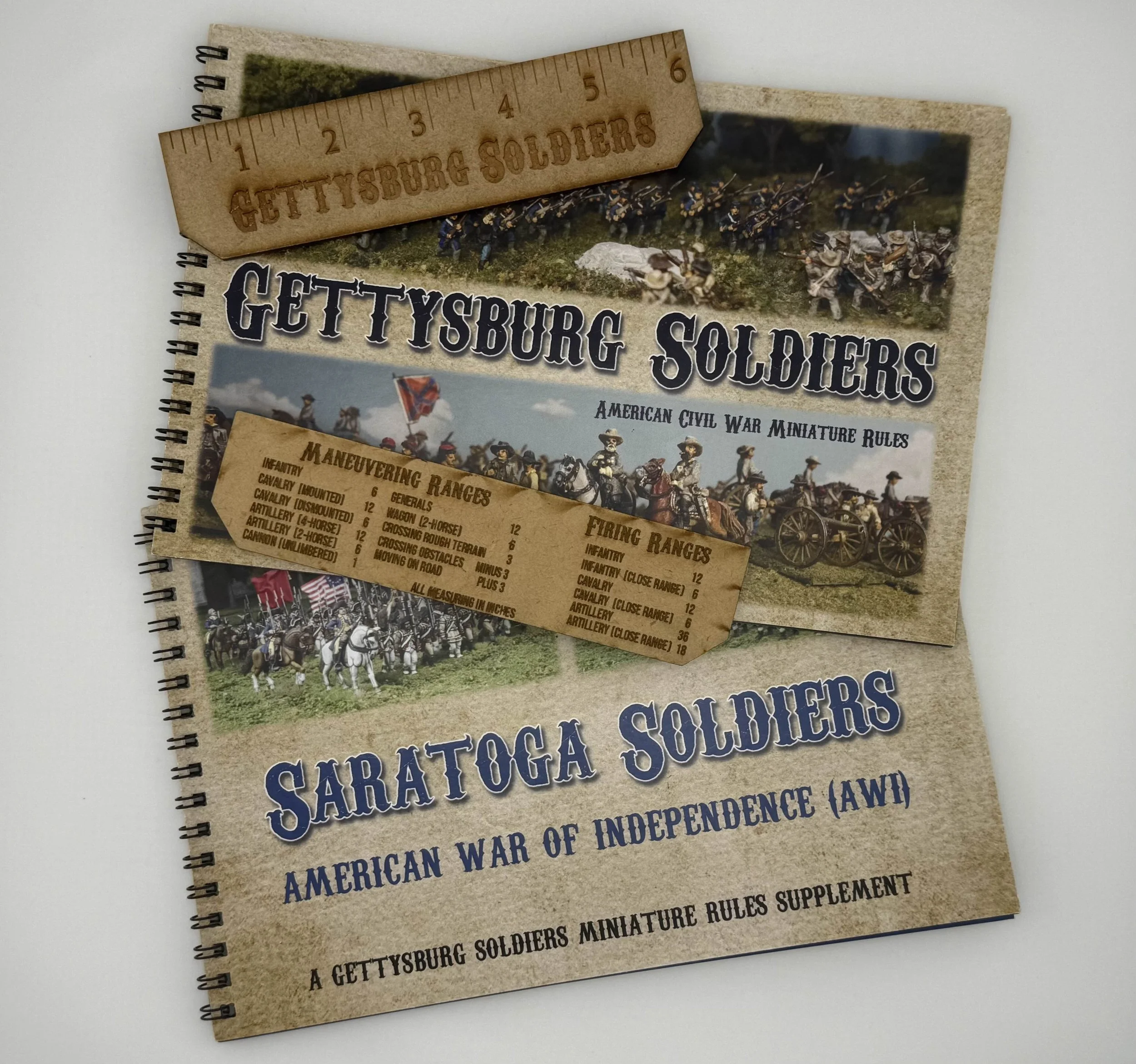 Gettysburg Soldiers / Saratoga Soldiers Combo with rulers
