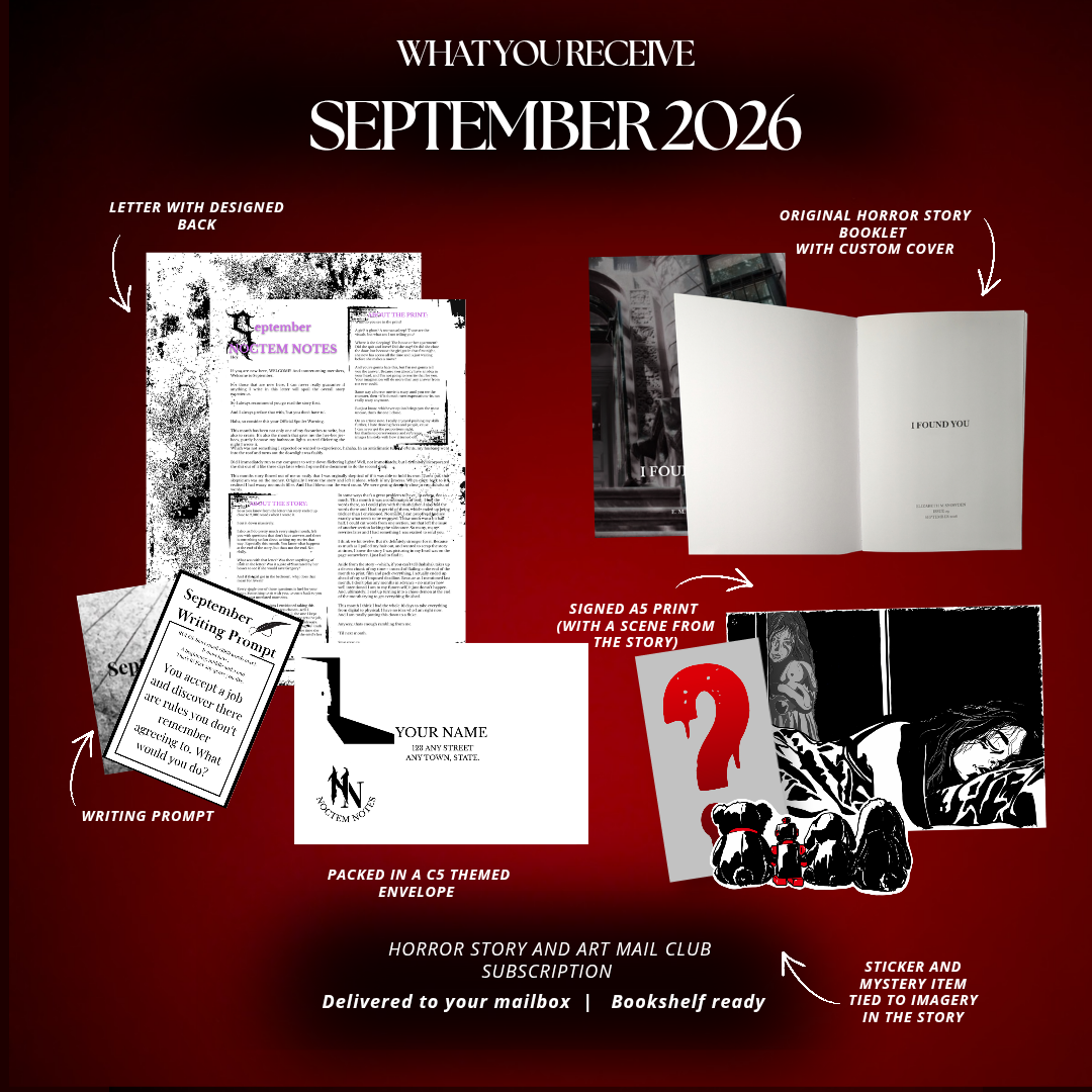 NOCTEM NOTES - SEPTEMBER EDITION (CATCH UP)