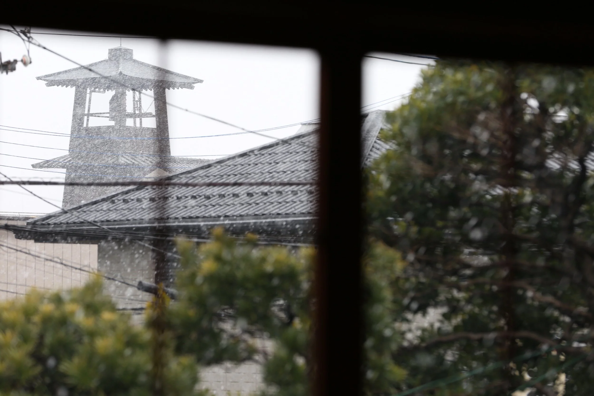 冬のHATSUNEYA GARDRNから見える景色