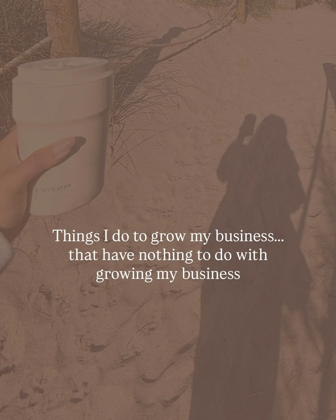 Fully booked for this month and when I reflect on how, it&rsquo;s been less about working *in* my business and more about what grows it from the *outside*
