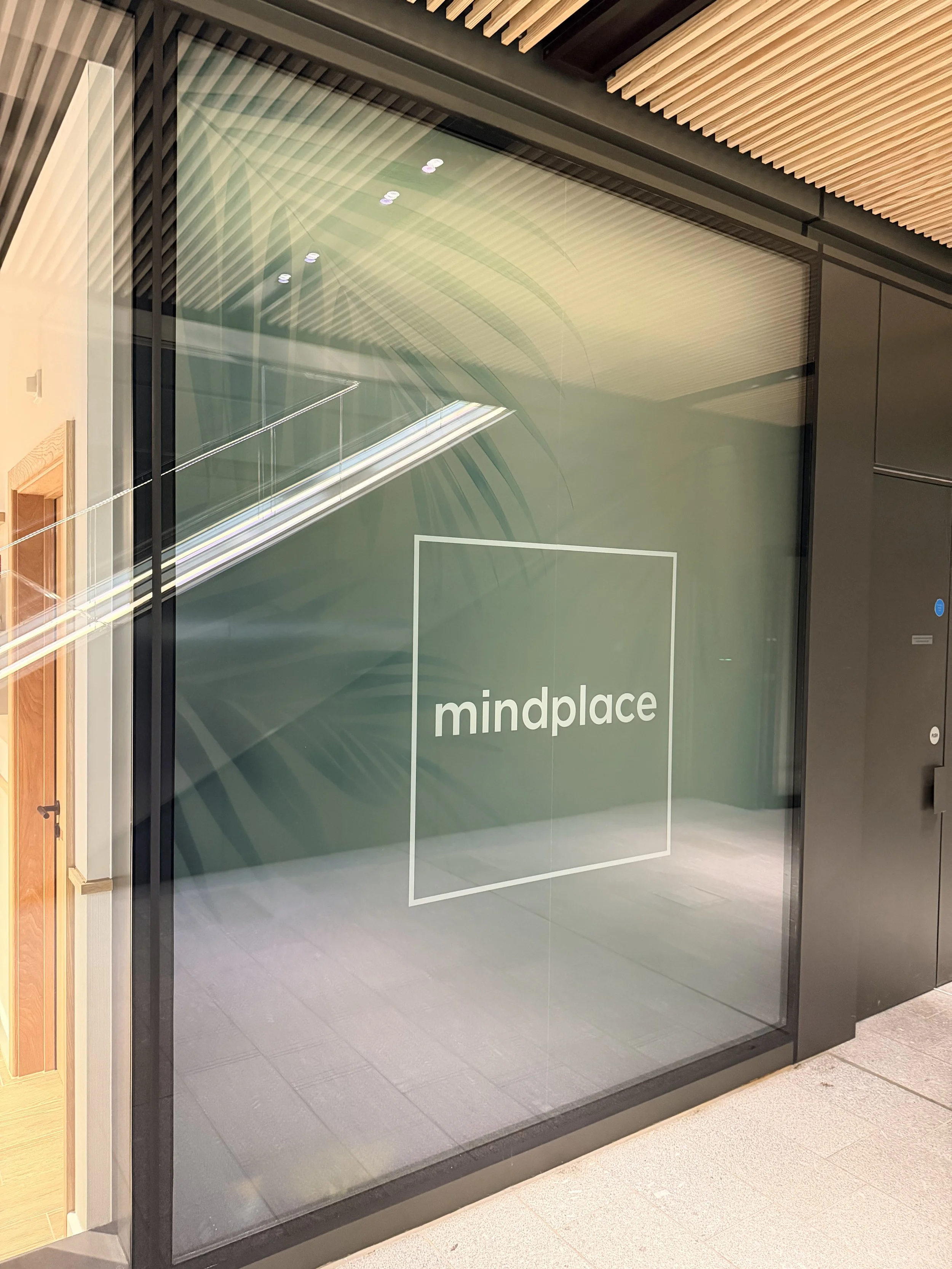 printed window frosting for mind place Bupa