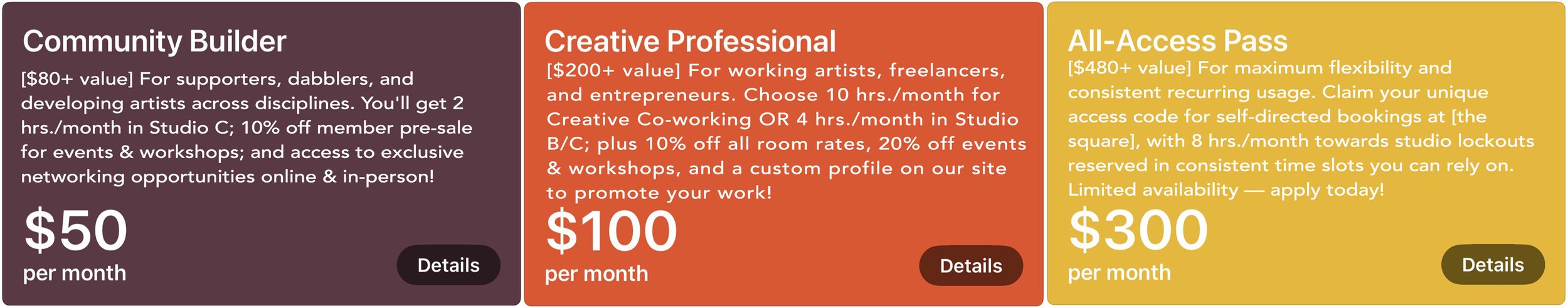 the square memberships